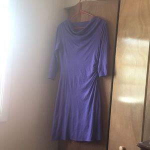 Patagonia Purple Long sleeve knee length dress. S